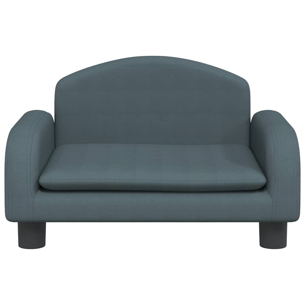 Kindersofa Creme 70x45x30 cm Stoff