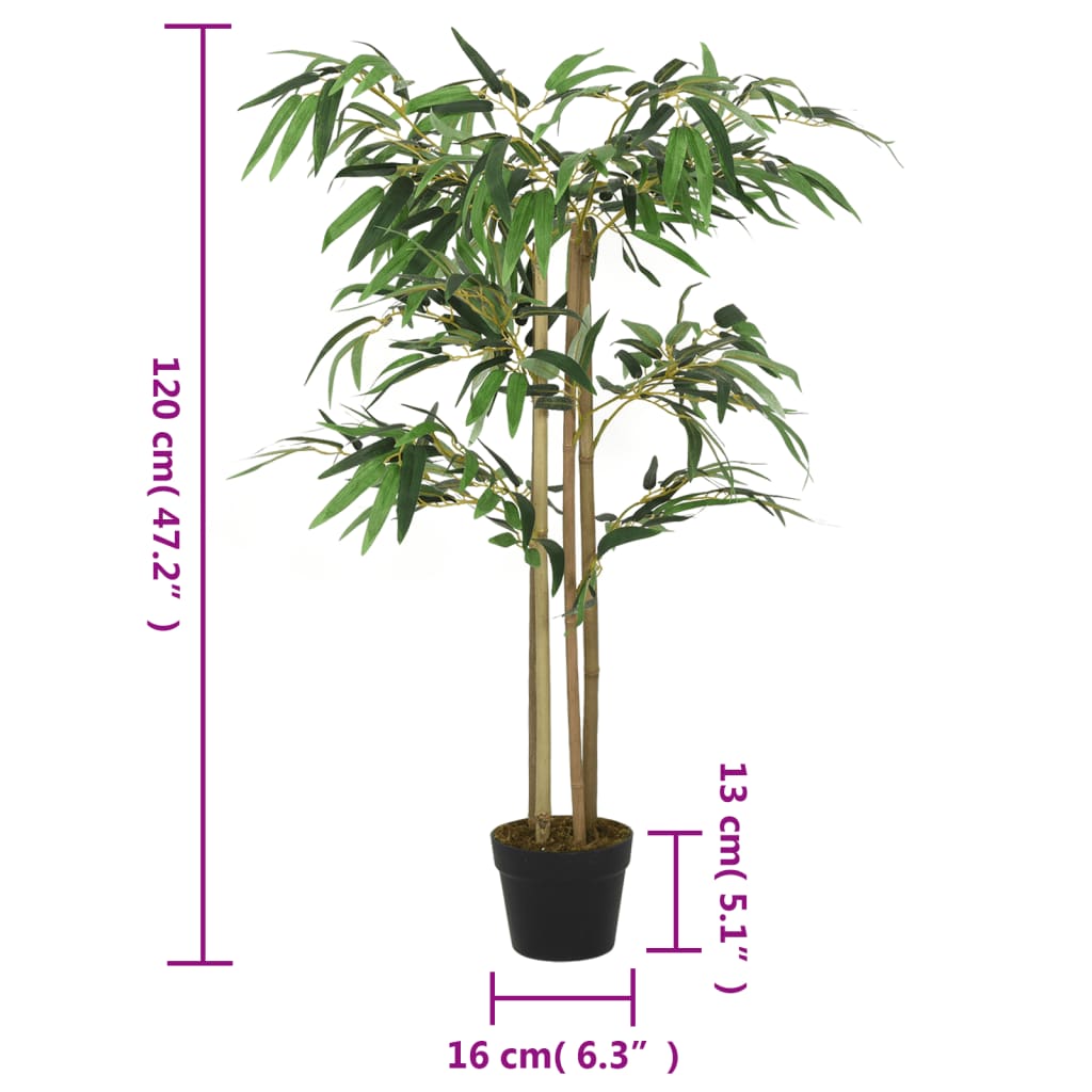 Bambusbaum Künstlich 1216 Blätter 180 cm Grün