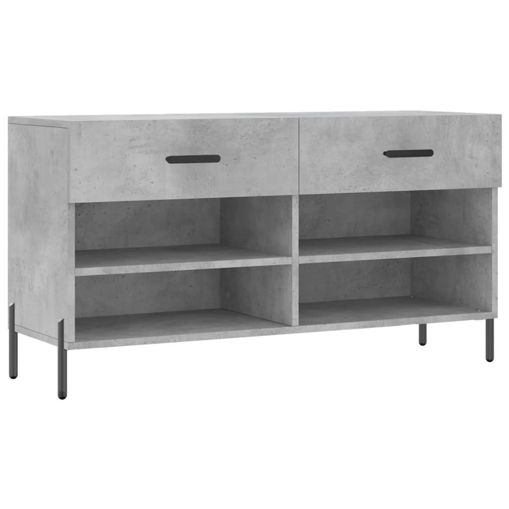 Schuhbank Weiß 102x35x55 cm Holzwerkstoff