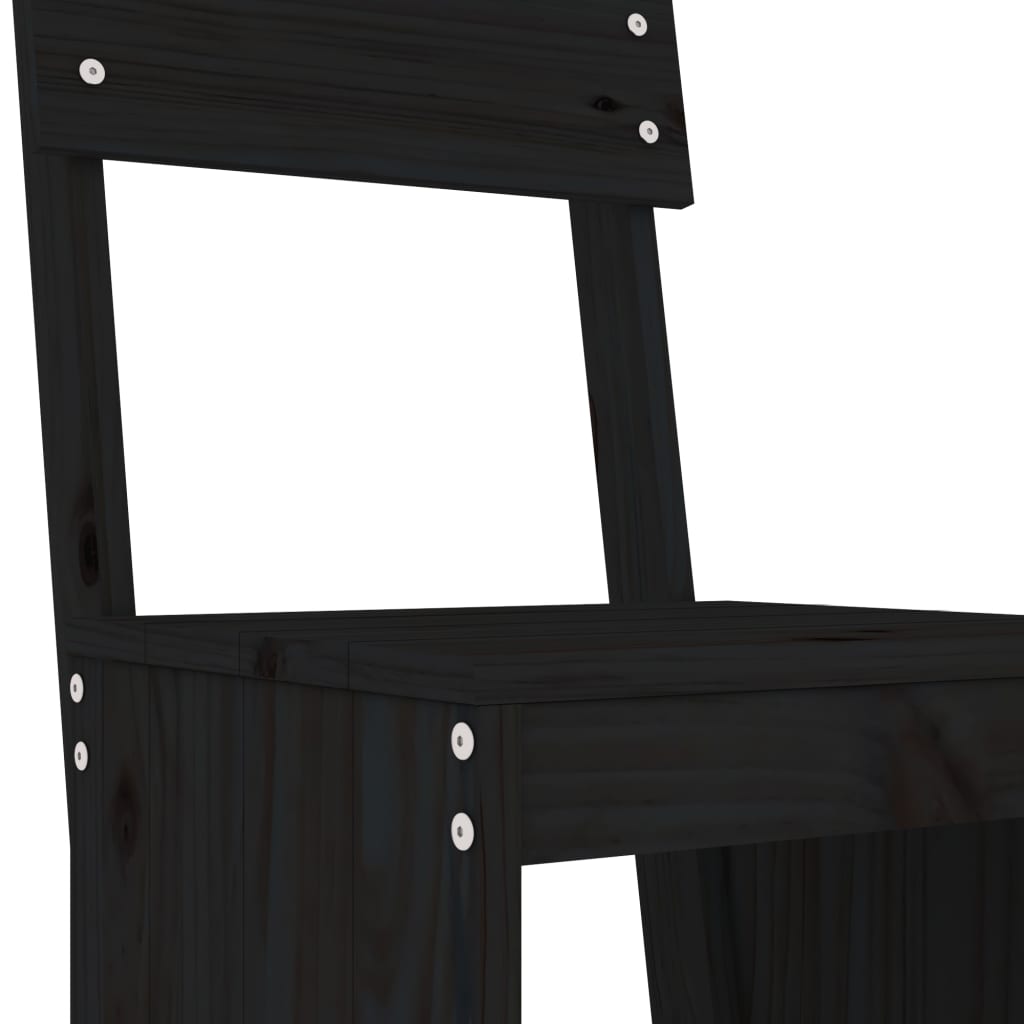 Barhocker 2 Stk. 40x42x120 cm Massivholz Kiefer