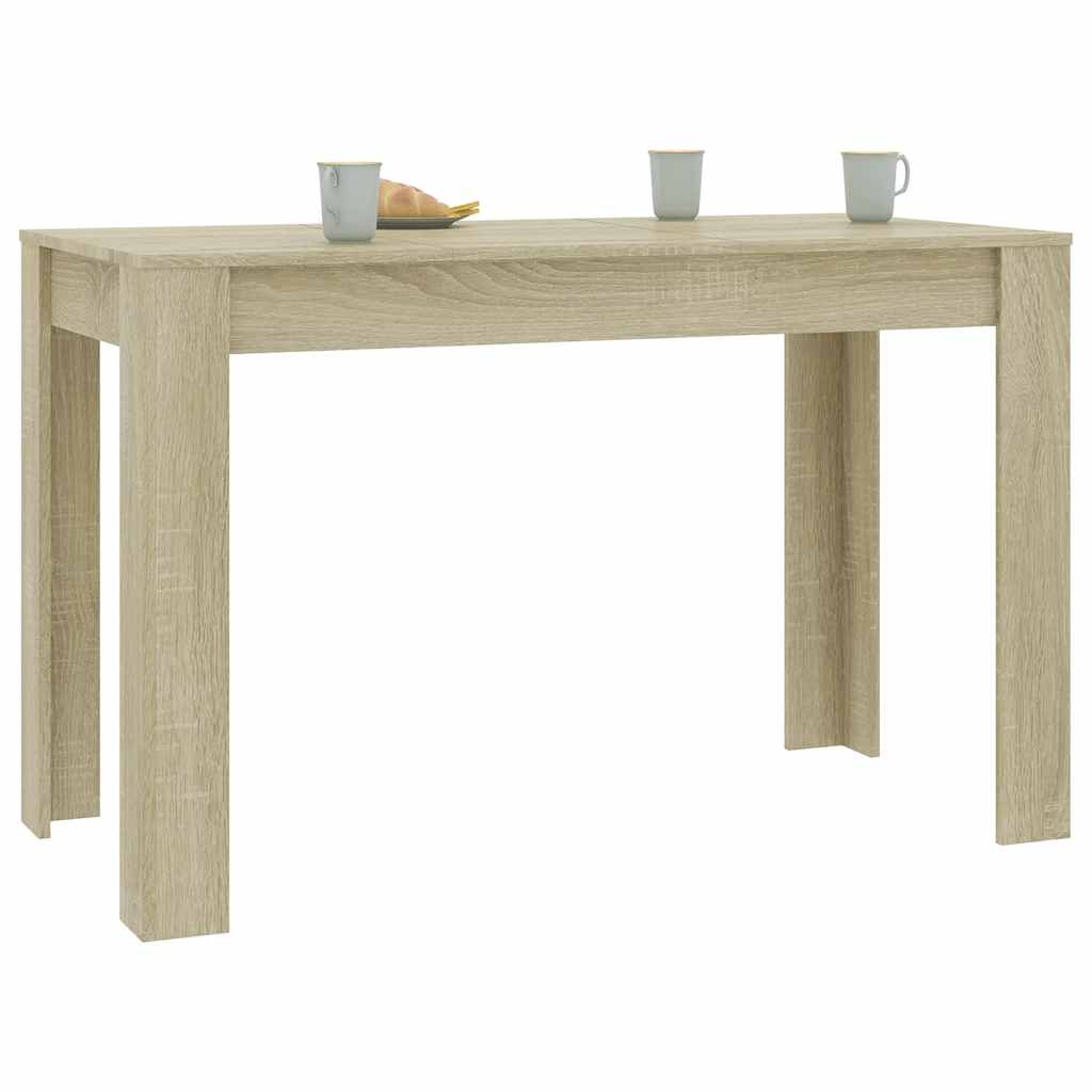 Esstisch Weiß 120x60x76 cm Holzwerkstoff