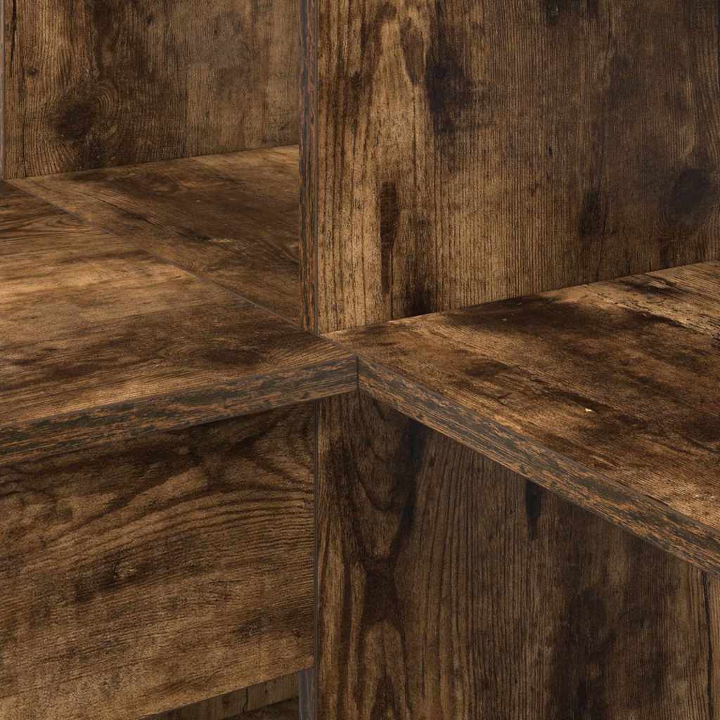 Eck-Schreibtisch Schwarz Eichen-Optik 101,5 x 149,5 x 149,5 cm