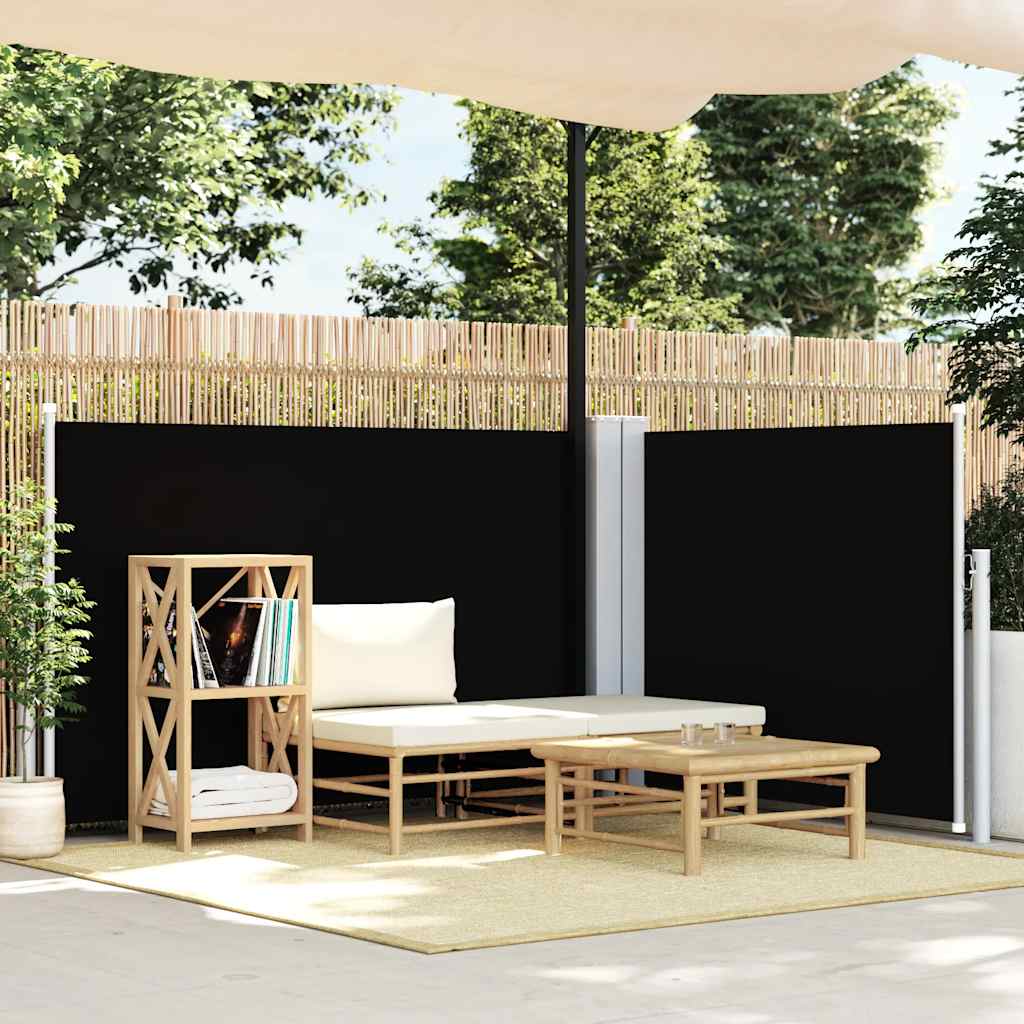 Ausziehbare Seitenmarkise 160×600 cm Braun