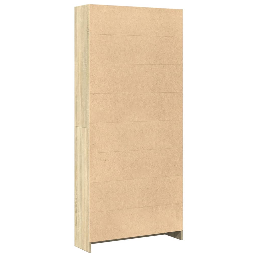 Bücherregal Weiß 40x24x75 cm Holzwerkstoff