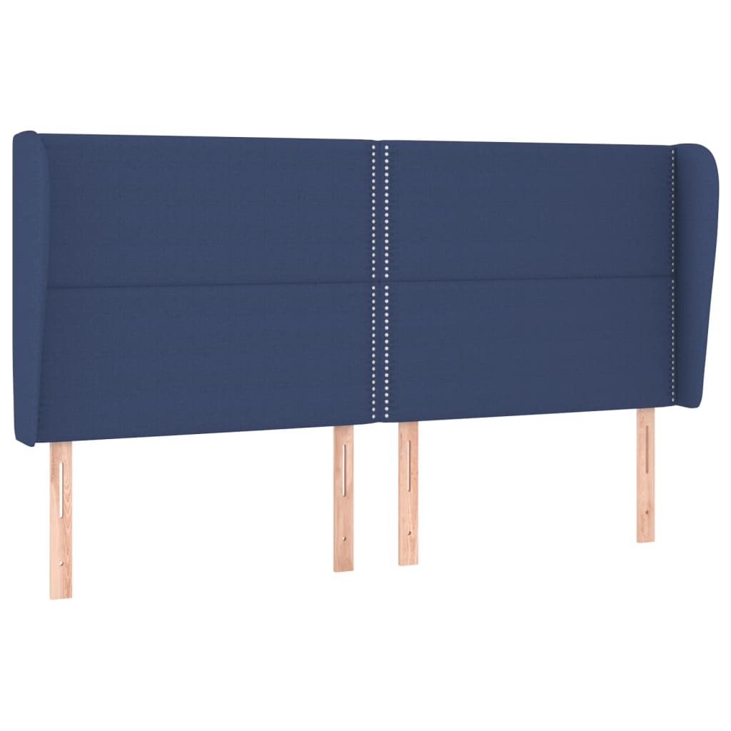 Kopfteil mit Ohren Dunkelgrau 83x23x78/88 cm Stoff