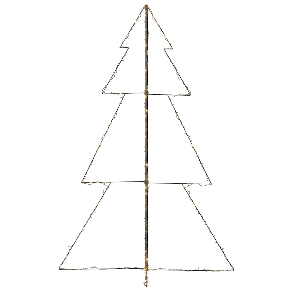 Weihnachtsbaum in Kegelform 160 LEDs Indoor & Outdoor 78x120 cm