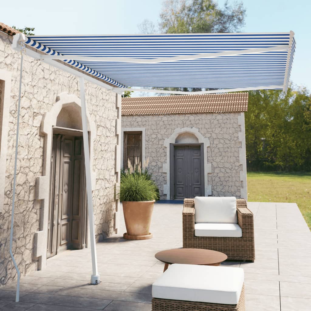 Standmarkise Manuell Einziehbar 300x250 cm Creme