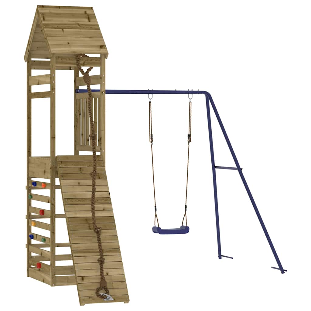 Spielturm Massivholz Kiefer