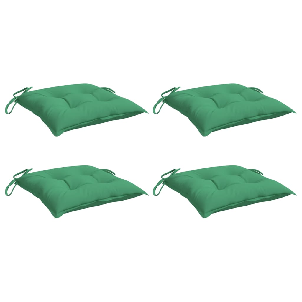 Stuhlkissen 4 Stk. Hellblau 40x40x7 cm Oxford-Gewebe
