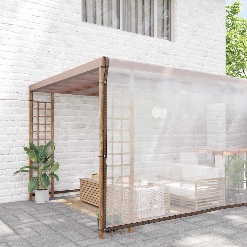 Transparente Plane mit Ösen 1x2 m Polyethylen