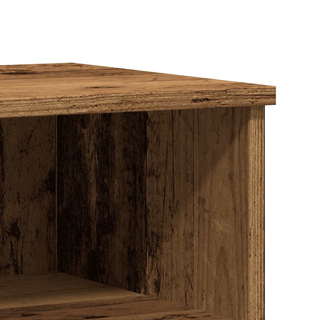 Bettschrank Schwarz Eichen-Optik 40 x 35 x 50 cm Holzwerkstoff
