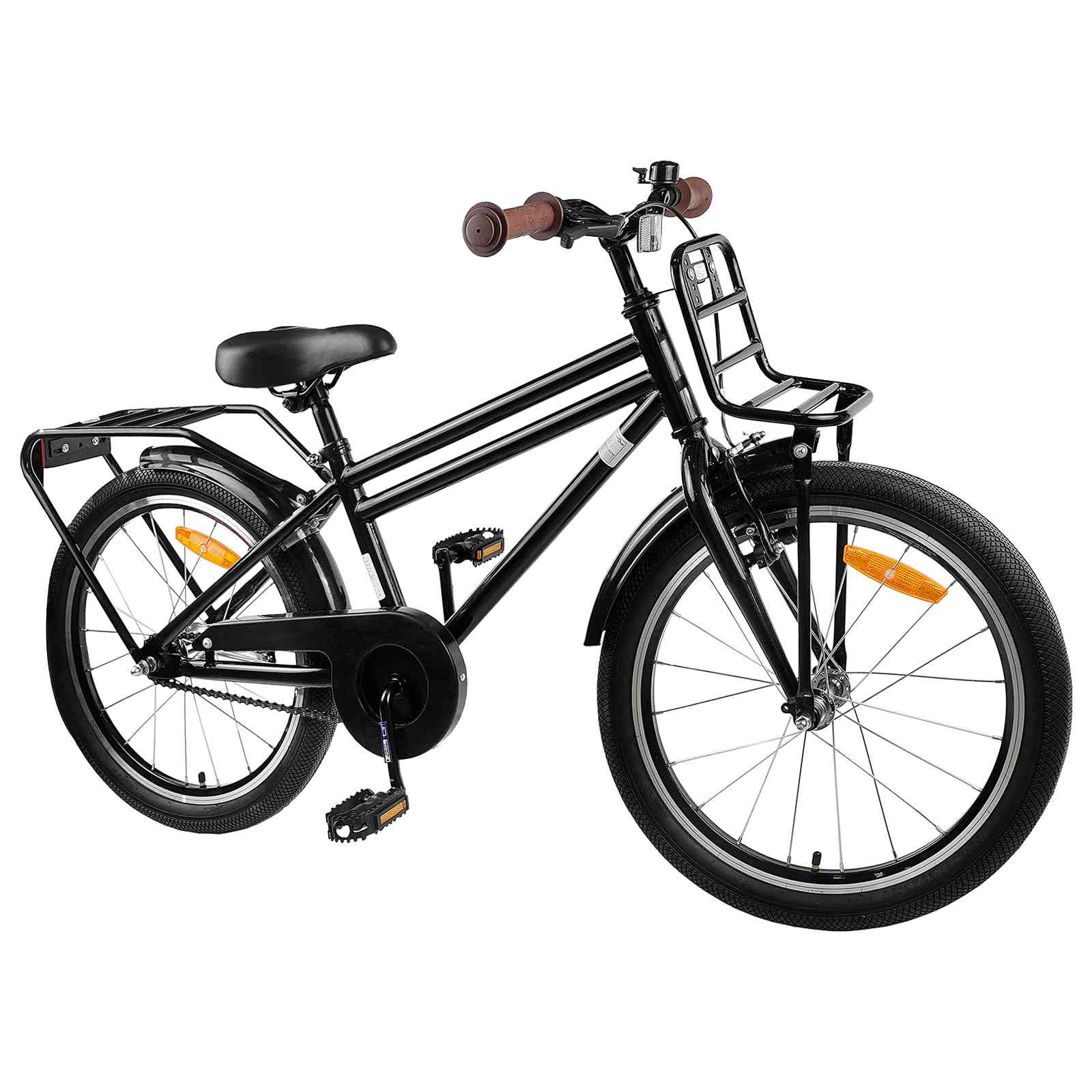 Kinderfahrrad 12 Zoll für 2-4 Jahre alt Schwarz