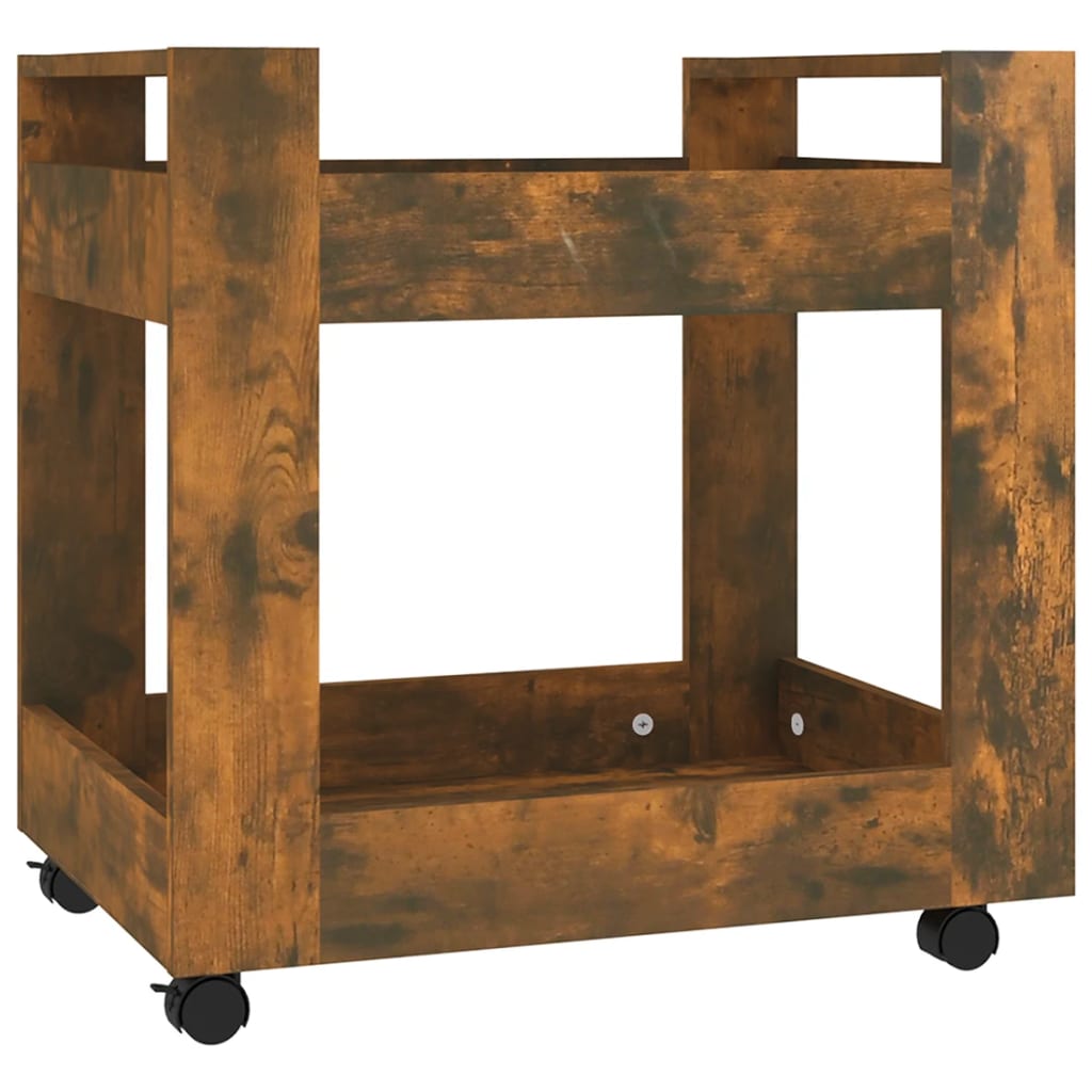 Bürowagen Weiß 60x45x60 cm Holzwerkstoff