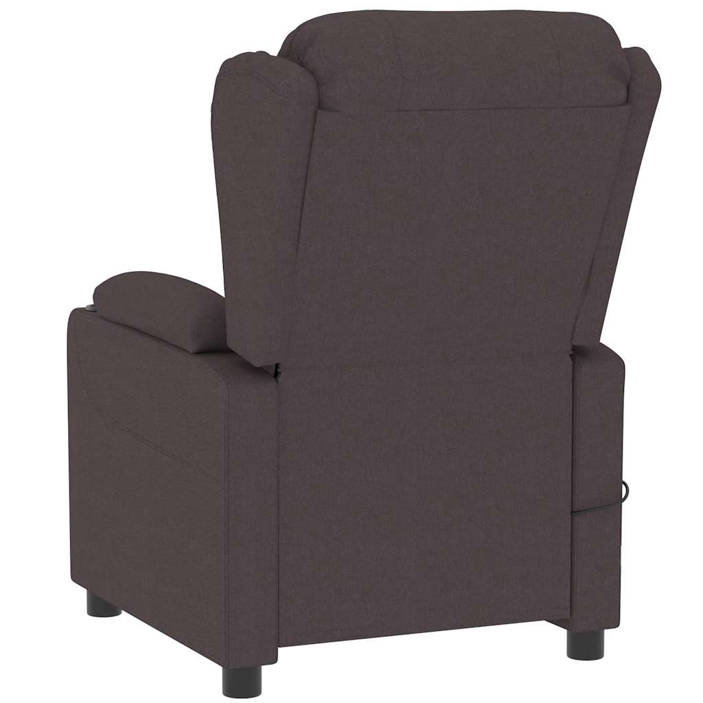 Massagesessel Hellgrau Stoff