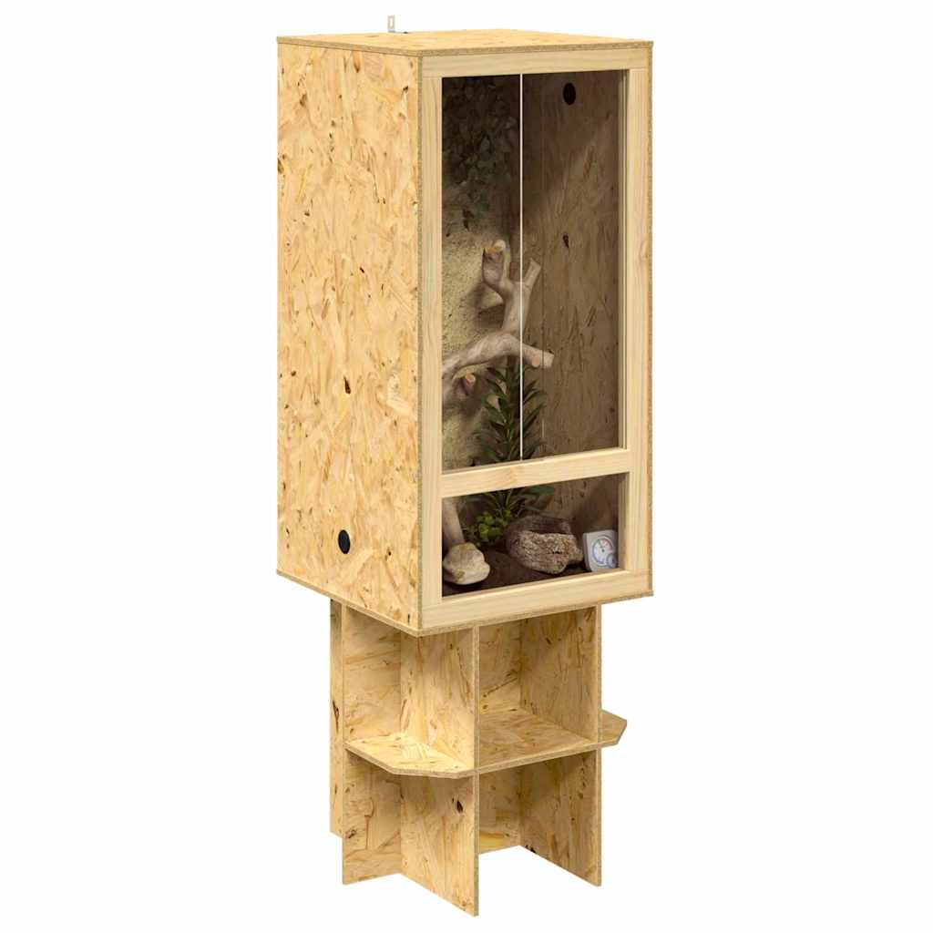 Terrarium Braun 50 x 50 x 100 cm OSB
