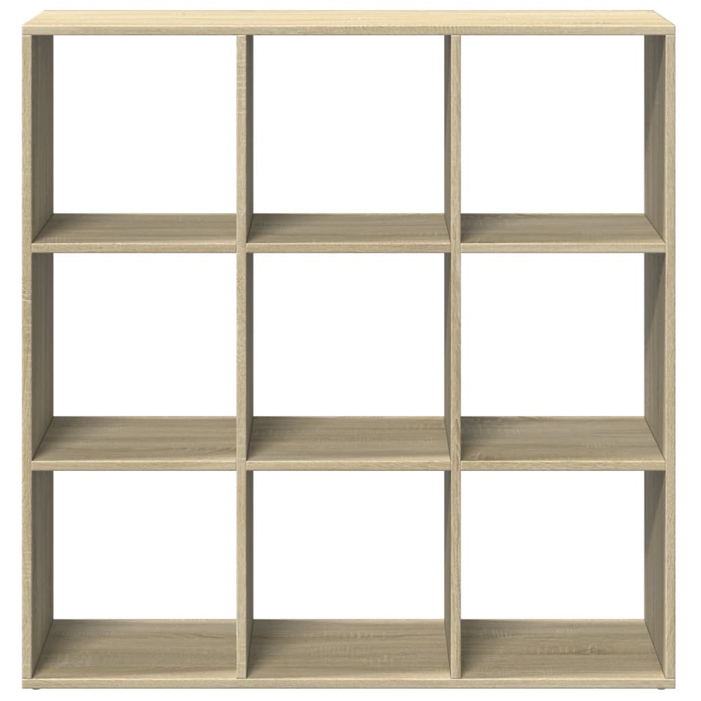 Bücherregal Weiß 137,5x29x137,5 cm Holzwerkstoff
