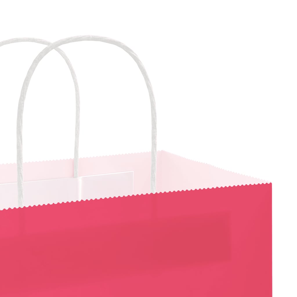 Papiertragetaschen 50 Stk. mit Henkeln Braun 21x11x36 cm