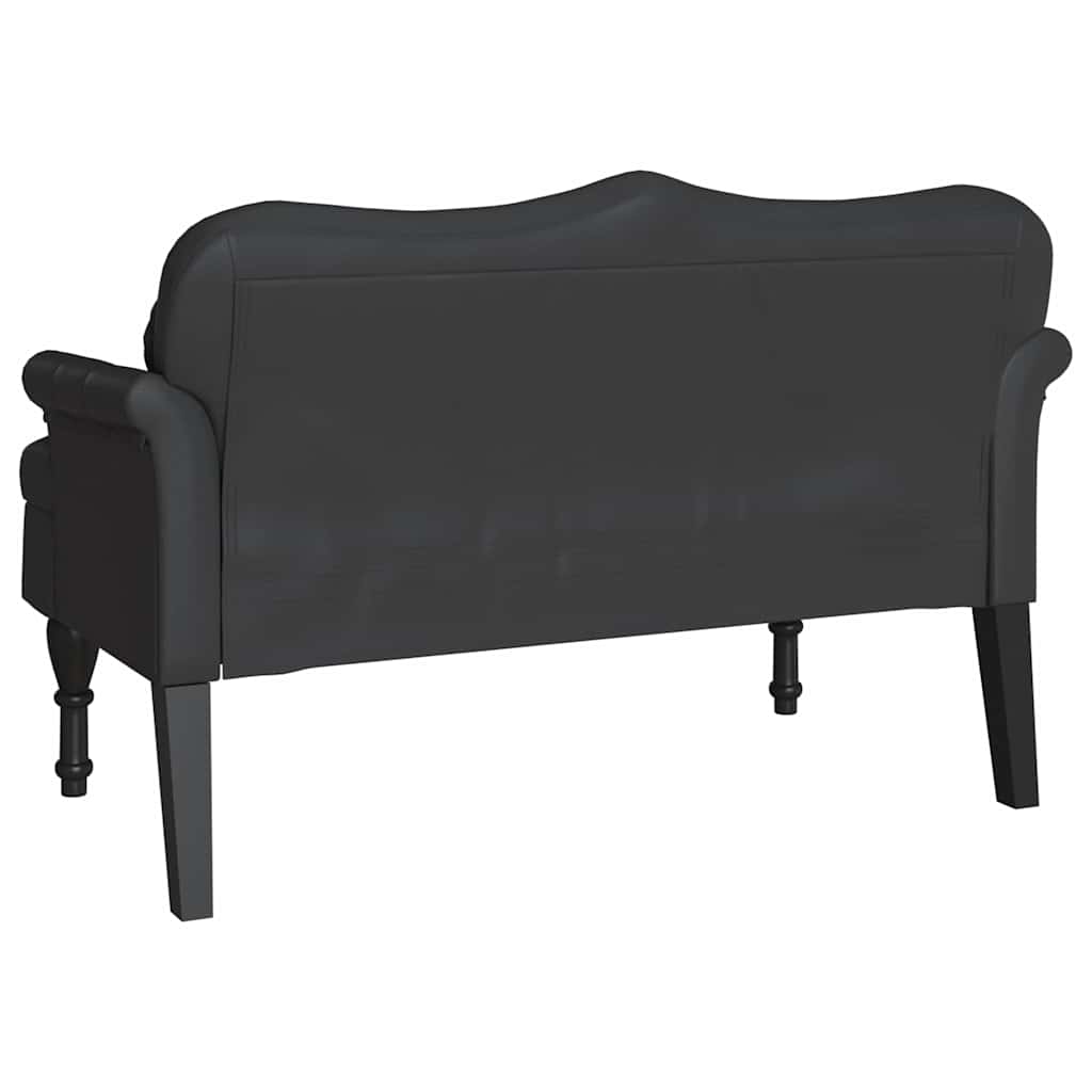 Chesterfield Bank Creme 120,5 x 65 x 75 cm Kunstleder