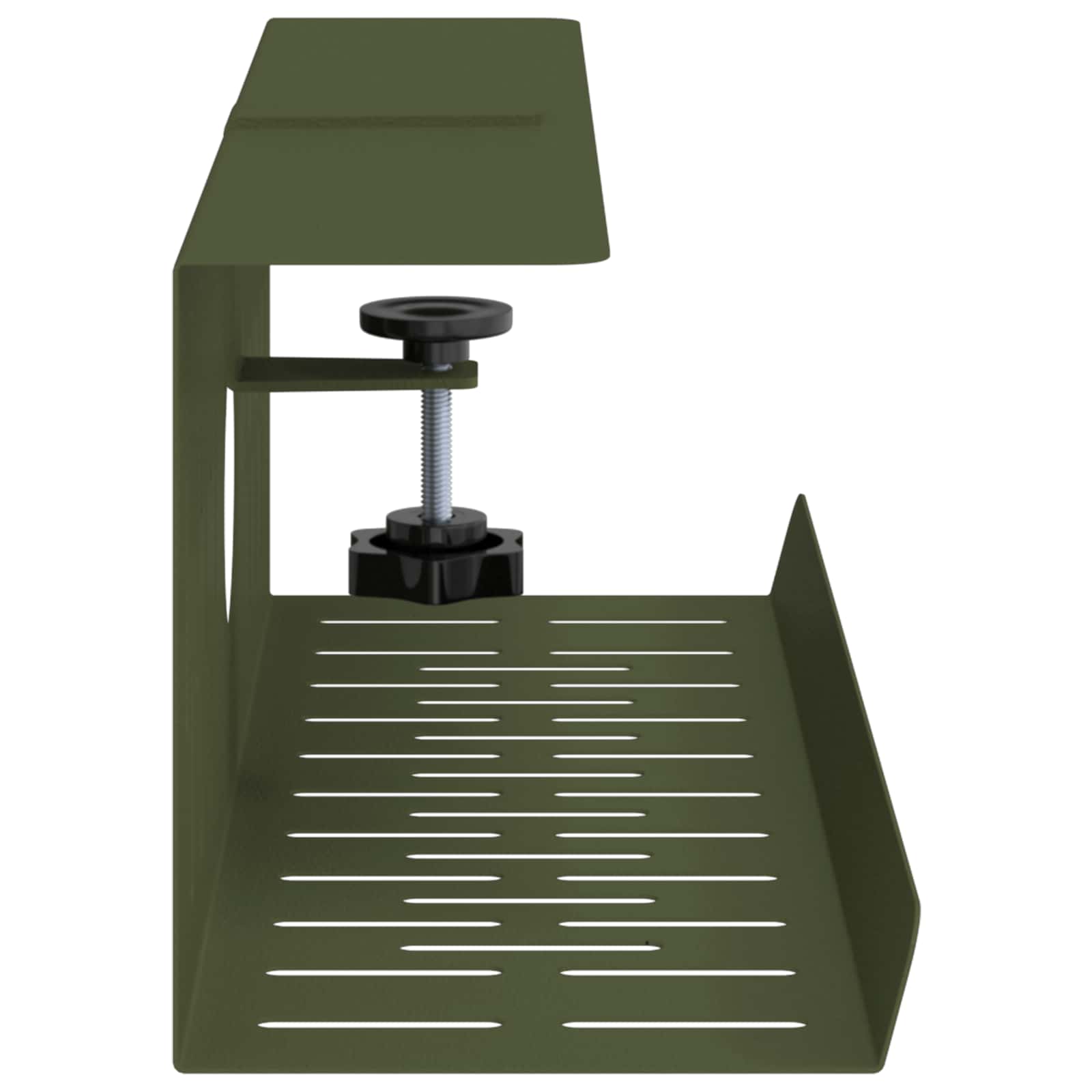 Unter dem Schreibtisch Kabelmanagement Tray 2 Stk. Anthrazit