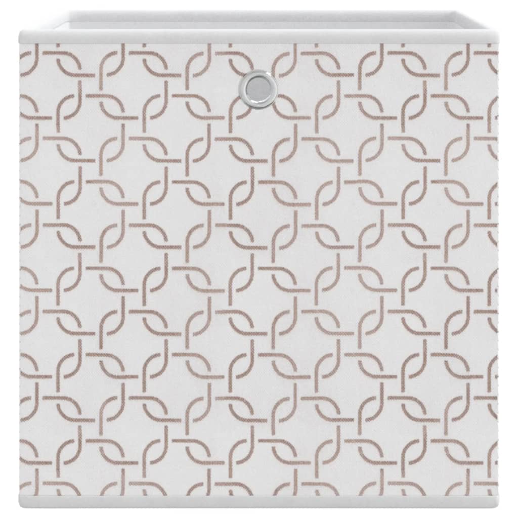 Faltboxen 4 Stk. Creme 32x32x32 cm Vlies