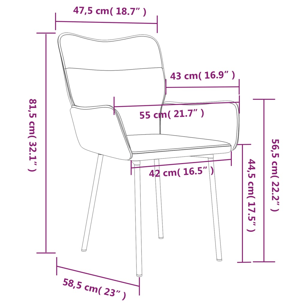 Esszimmerstühle 2 Stk. Dunkelgrün Samt