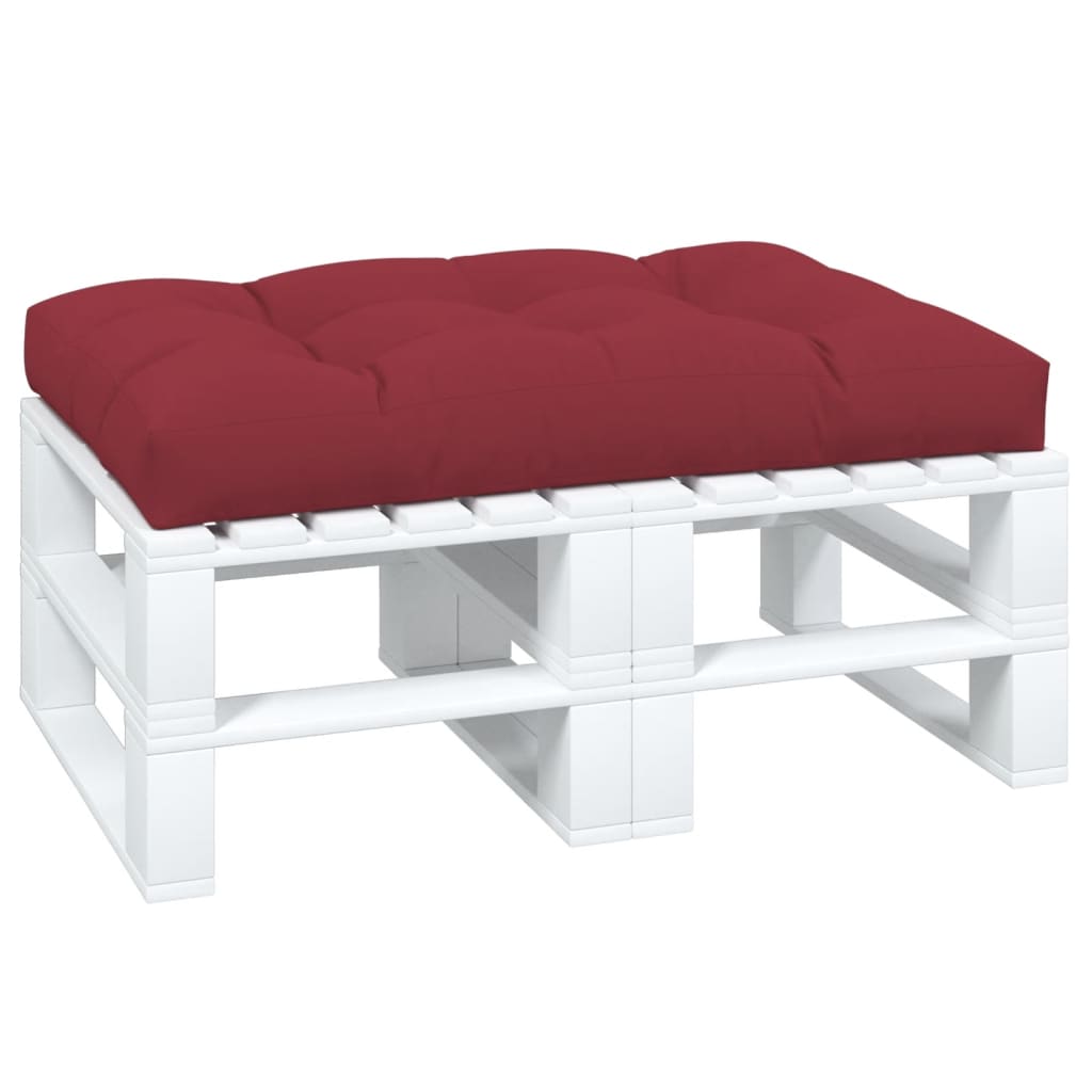 Palettenkissen Anthrazit 50x50x12 cm Stoff