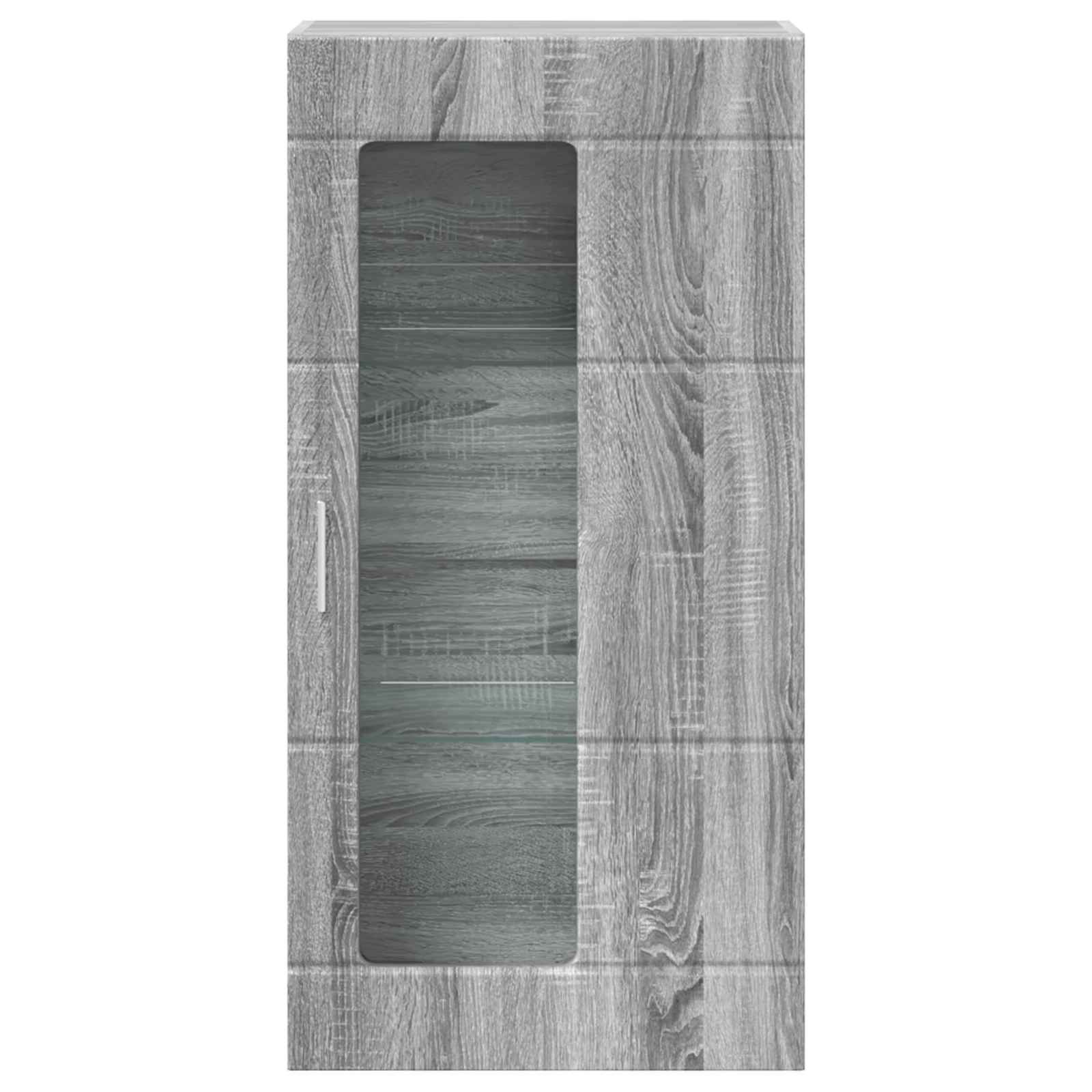 Highboard mit Regal FLORIN Weiß 60 x 35 x 182 cm Holzwerkstoff
