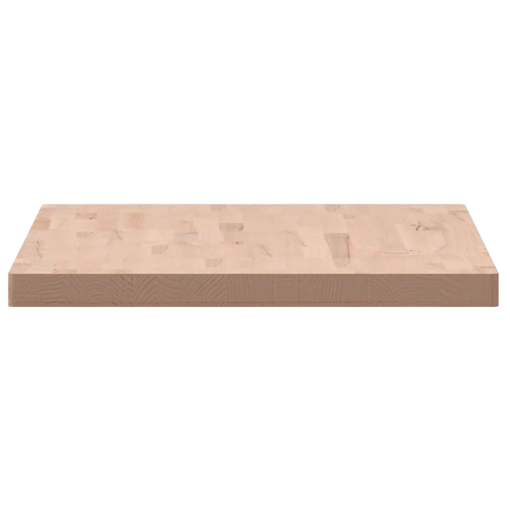 Tischplatte 80x40x1,5 cm Rechteckig Massivholz Buche
