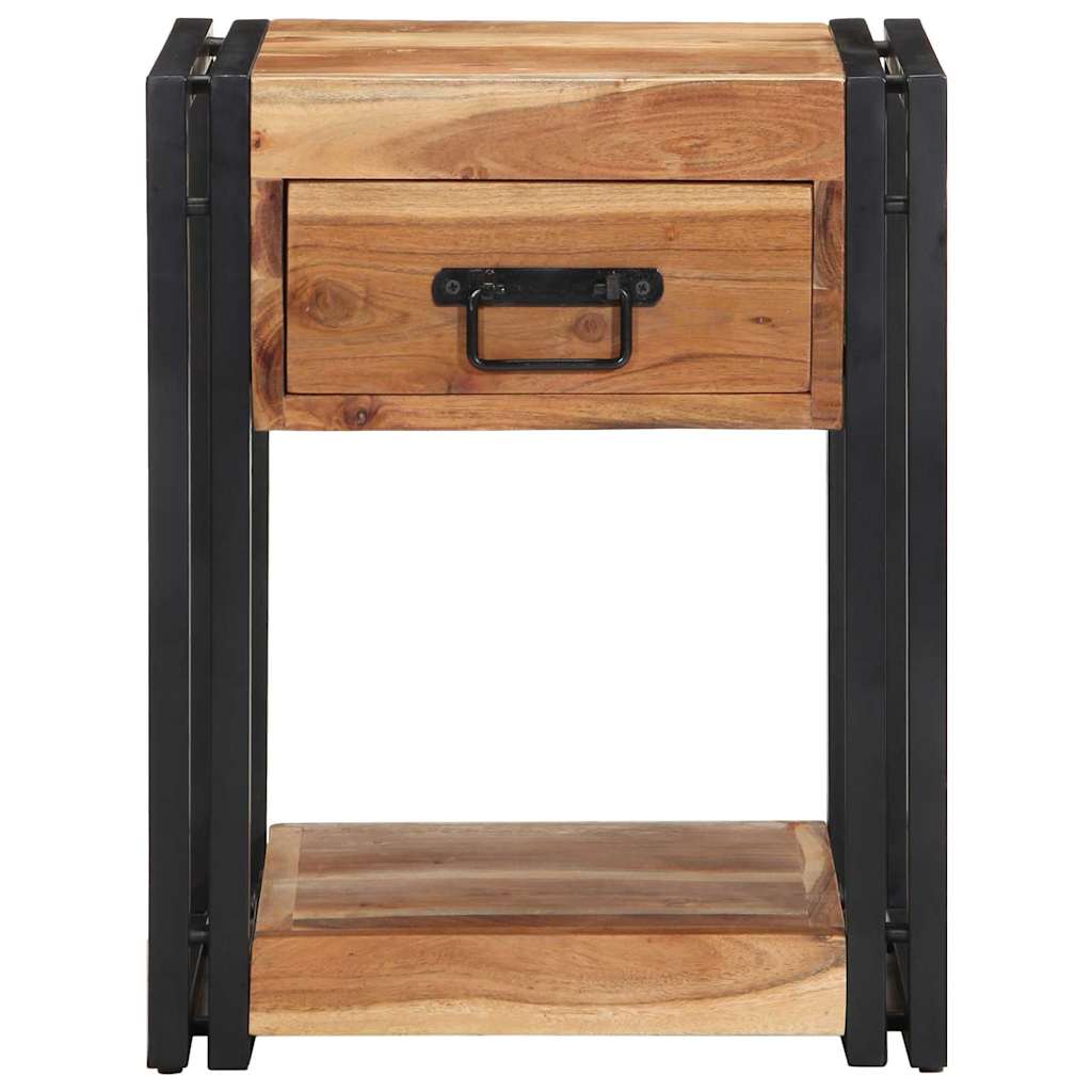 Nachttisch 40 x 35 x 50 cm Massives upgecyceltes Holz