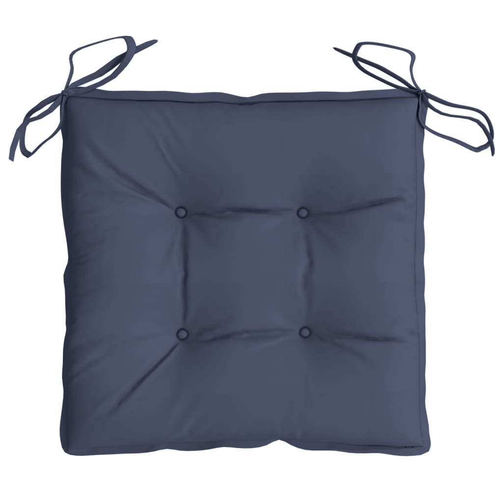 Stuhlkissen 4 Stk. Hellblau 40x40x7 cm Oxford-Gewebe