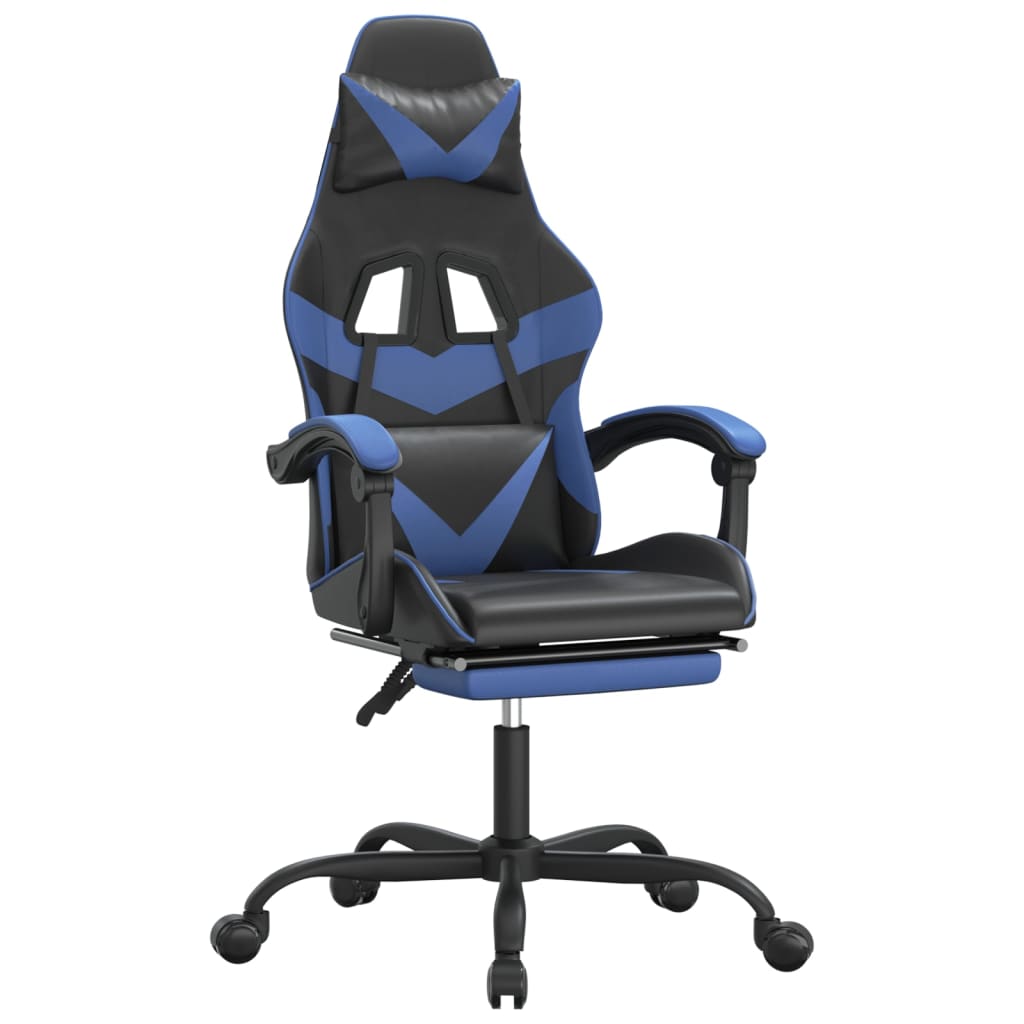 Gaming-Stuhl Drehbar Schwarz und Rot Kunstleder