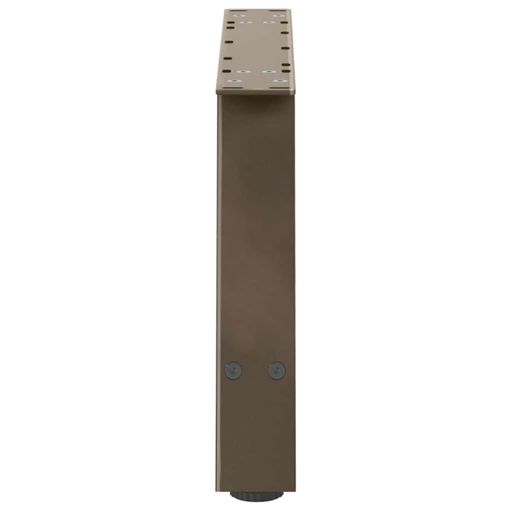 Couchtischbeine A-Form 2 Stk. 30x(30-31) cm Stahl