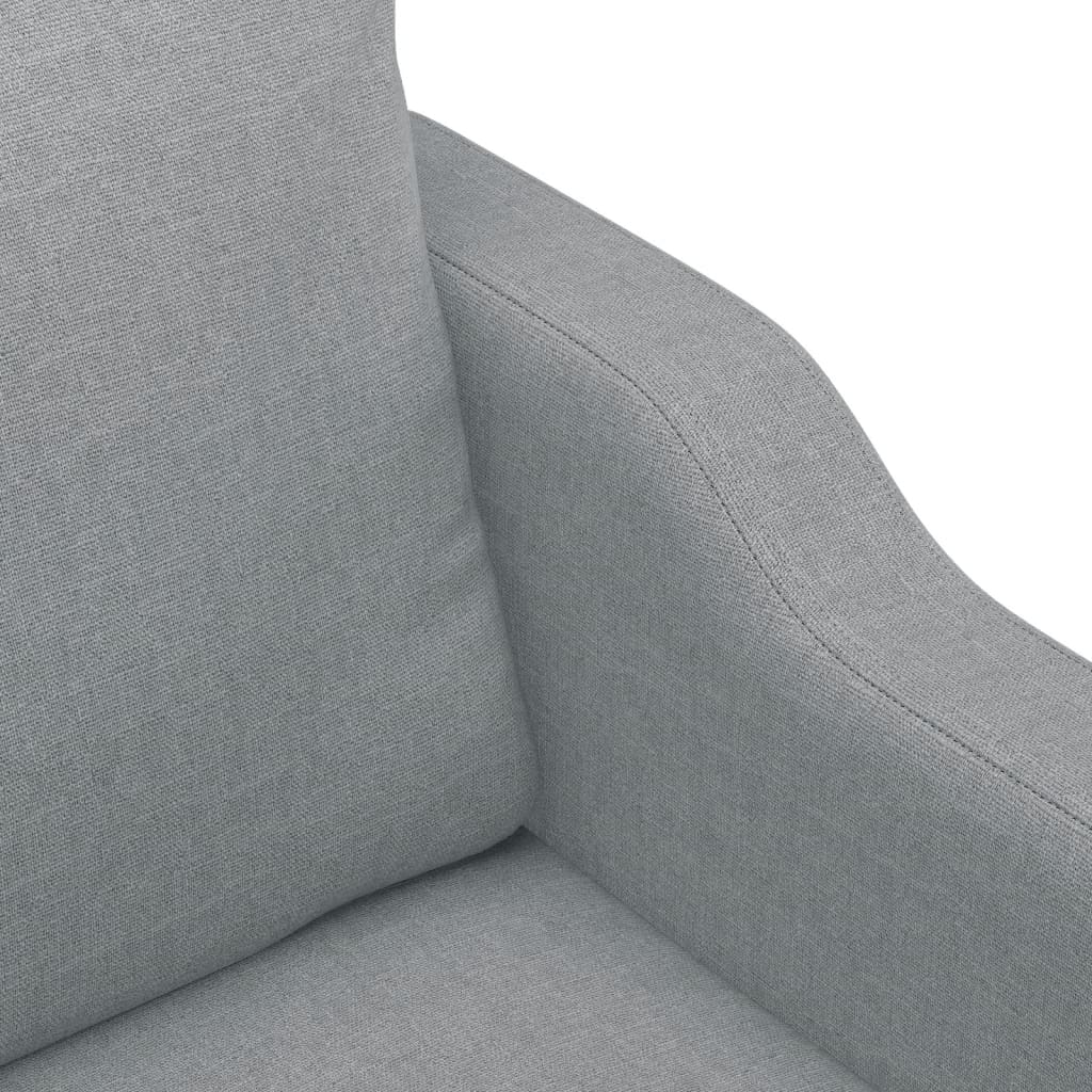 4-tlg. Sofagarnitur mit Kissen Braun Stoff