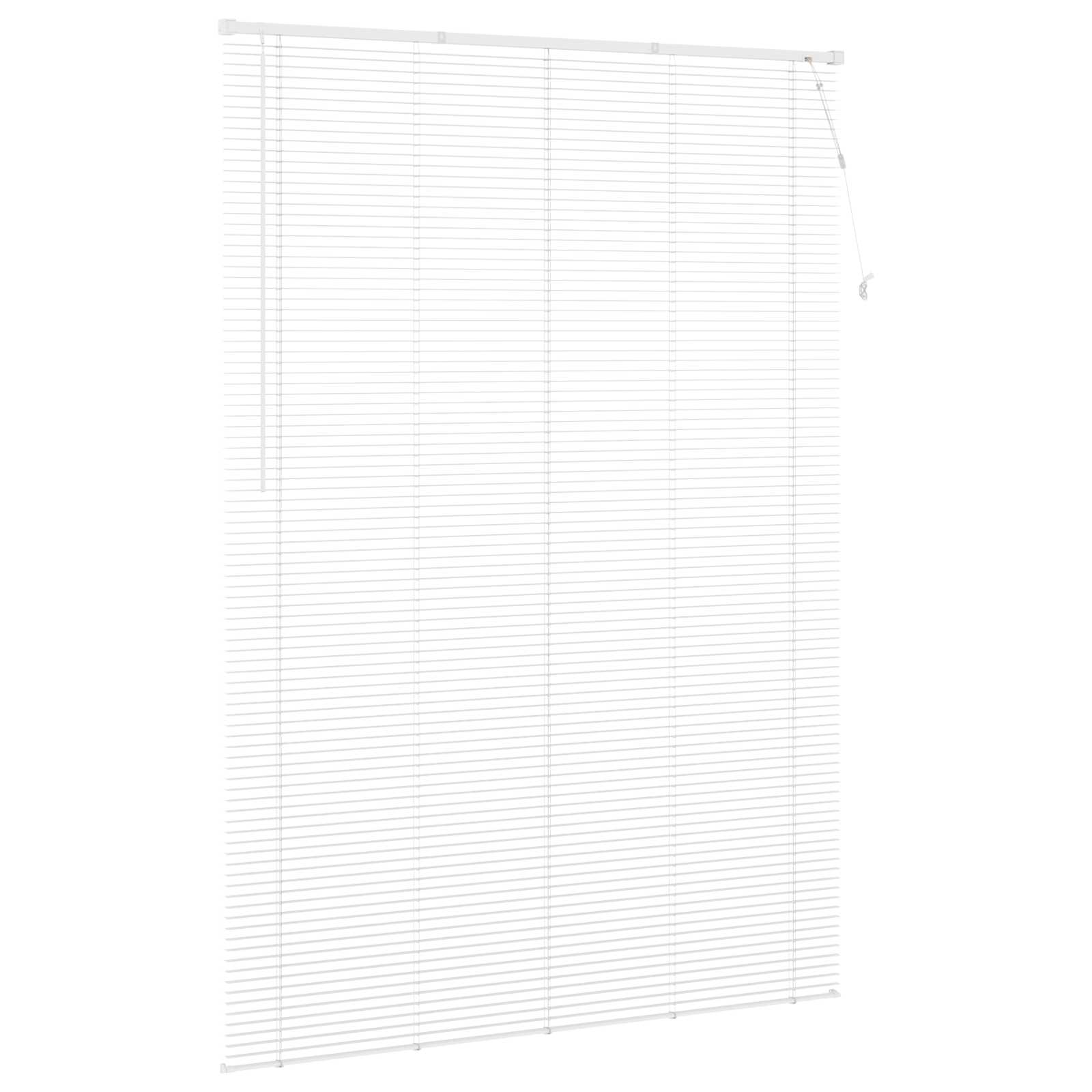 Jalousie Silber Grau 150 x 40 cm 25 mm PVC