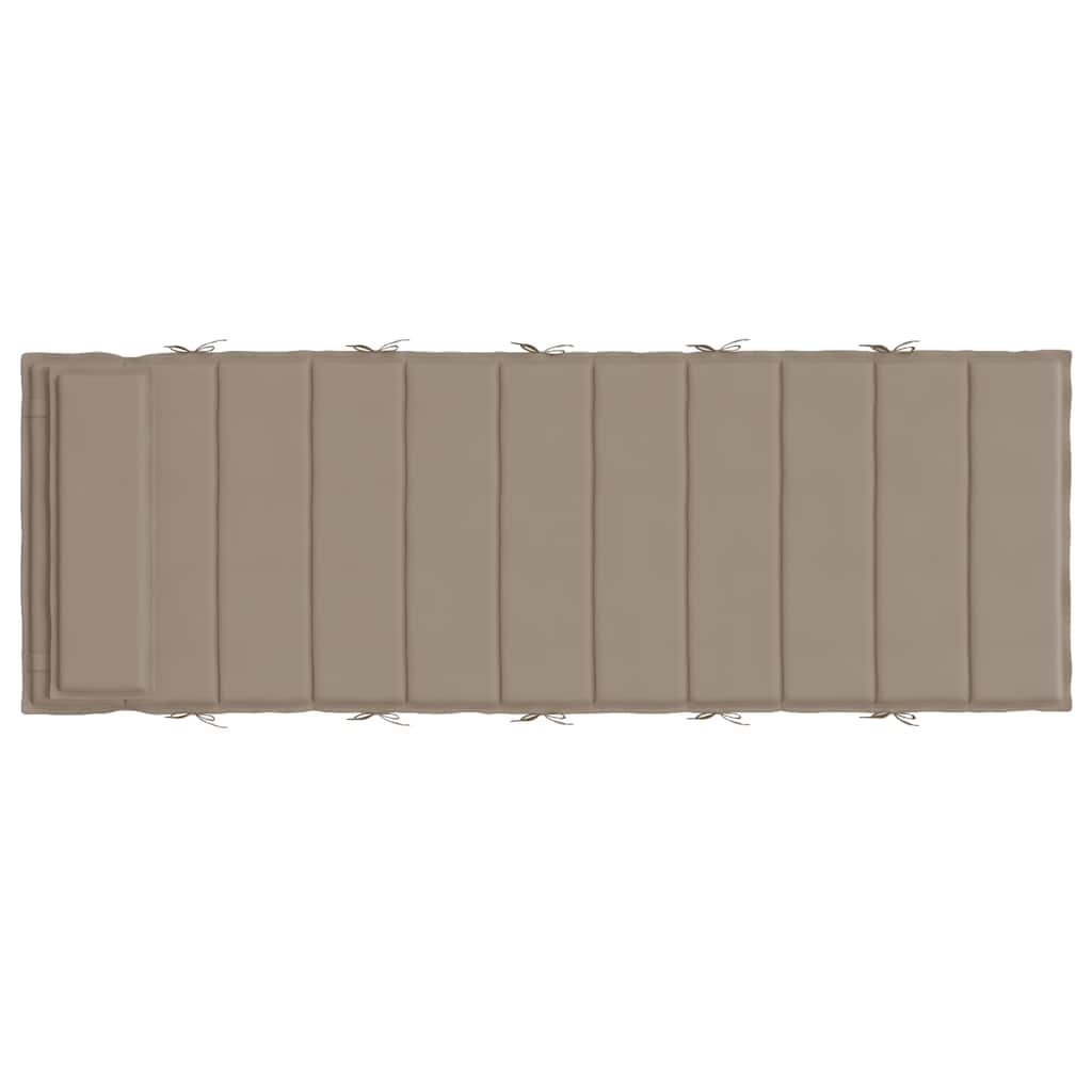 Sonnenliegen-Auflage Grau 180x60x4 cm Oxford-Gewebe