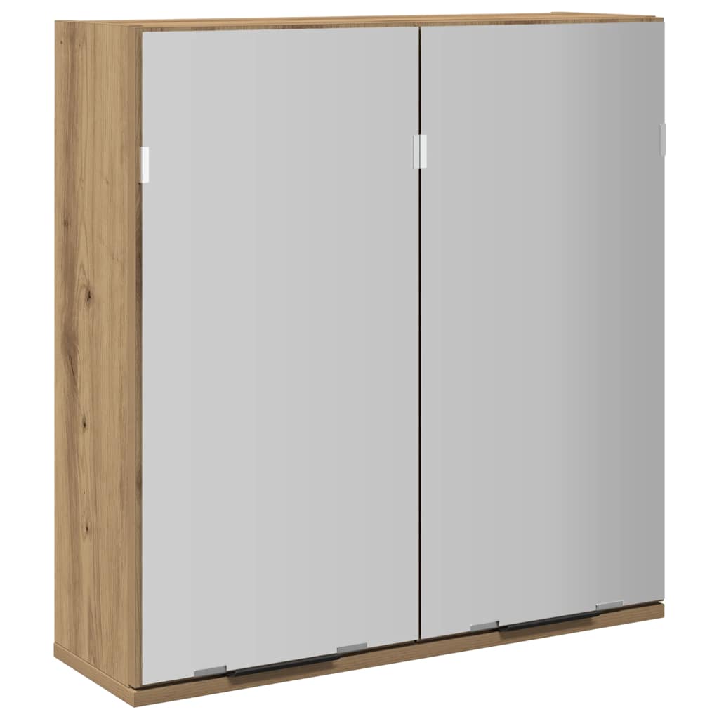 Bad-Spiegelschrank Weiß 64x20x67 cm
