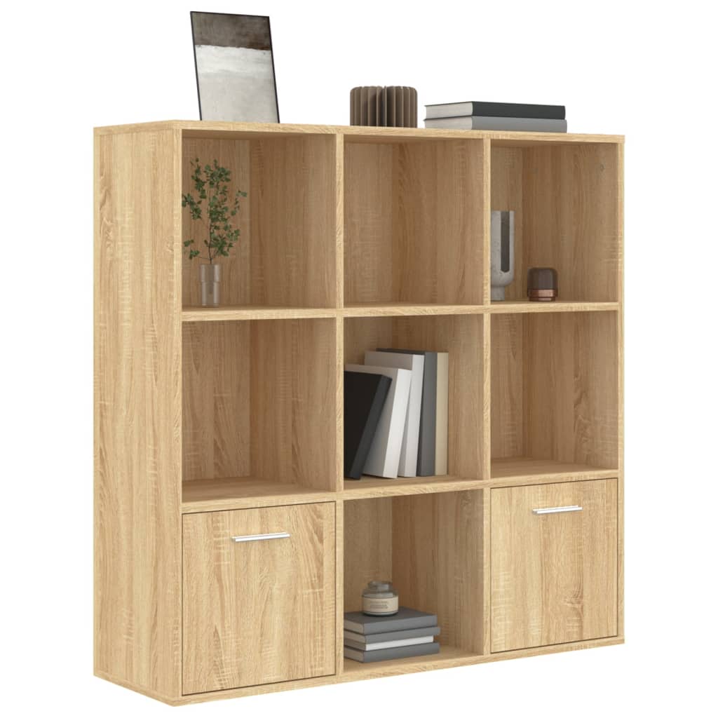 Bücherregal Weiß 98x30x98 cm Holzwerkstoff