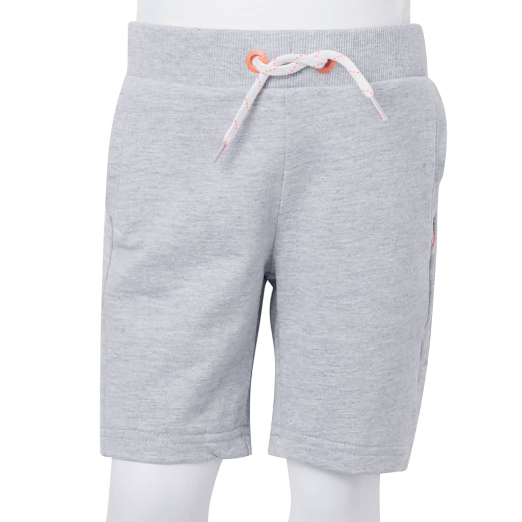 Kindershorts mit Kordelzug Dunkelblau Melange 140
