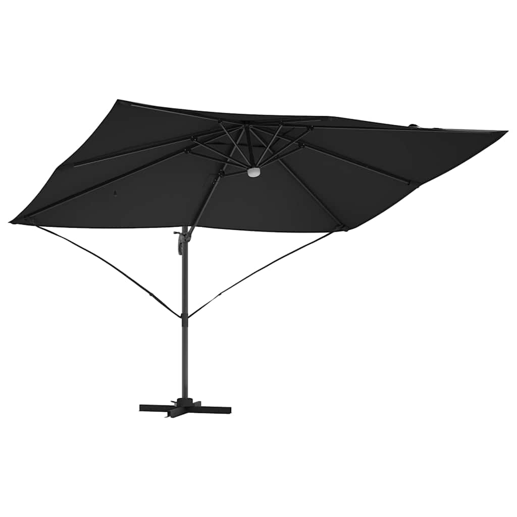 Sonnenschirm Sand 351 x 250 x 253 cm Polyester und Aluminium