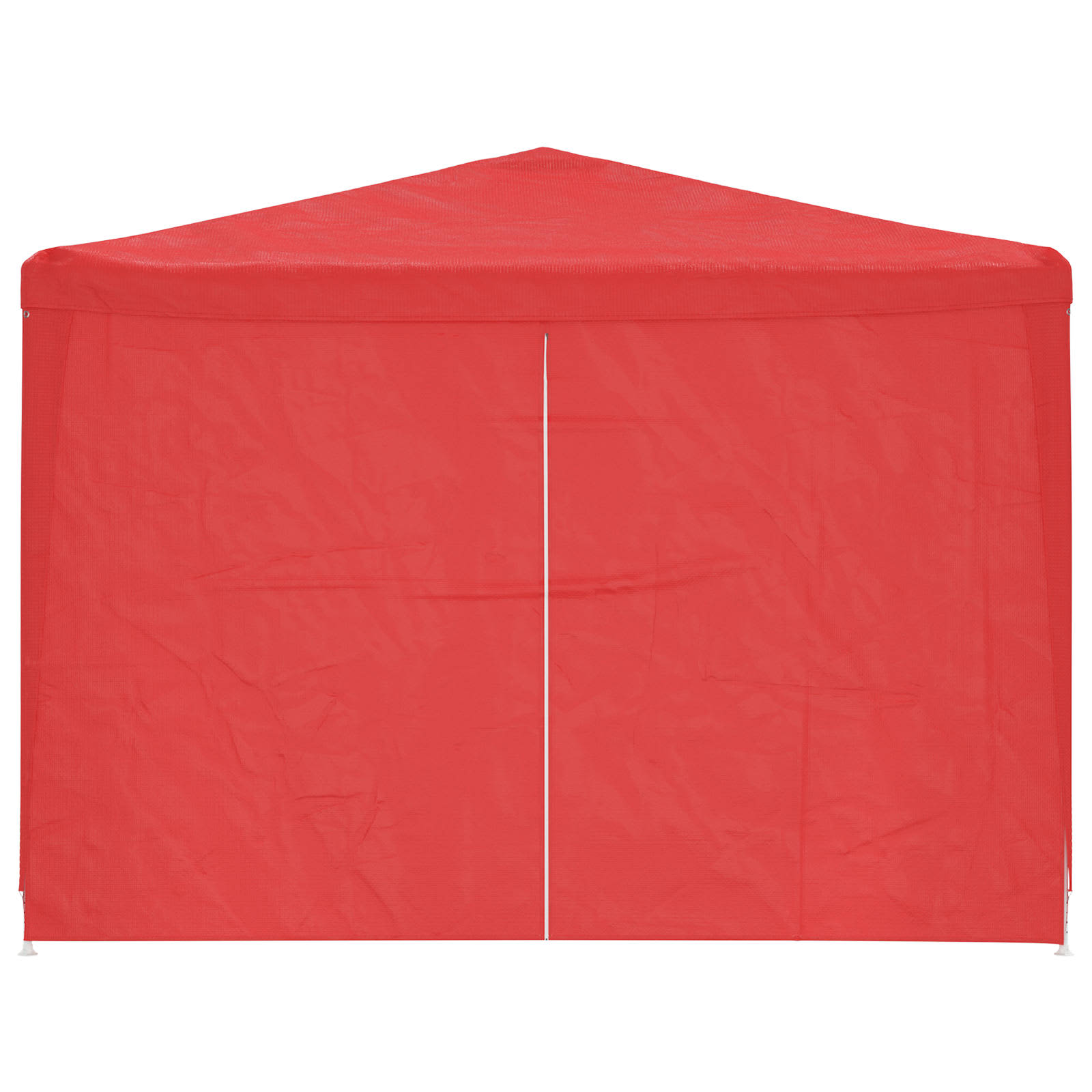 Party-Zelt 400 x 300 x 255 cm Rot PE und Stahl