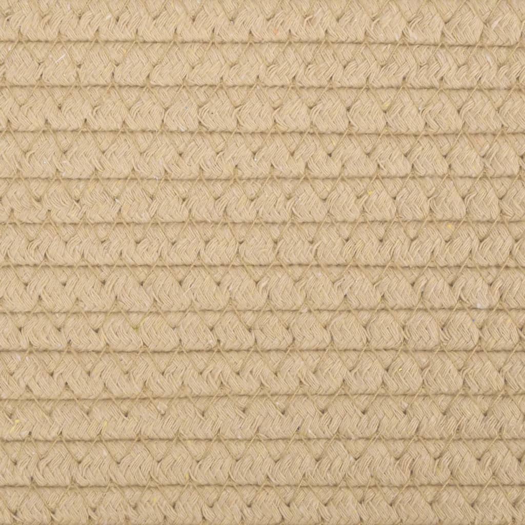 Aufbewahrungskörbe 2 Stk. Grau und Weiß Ø24x18 cm Baumwolle