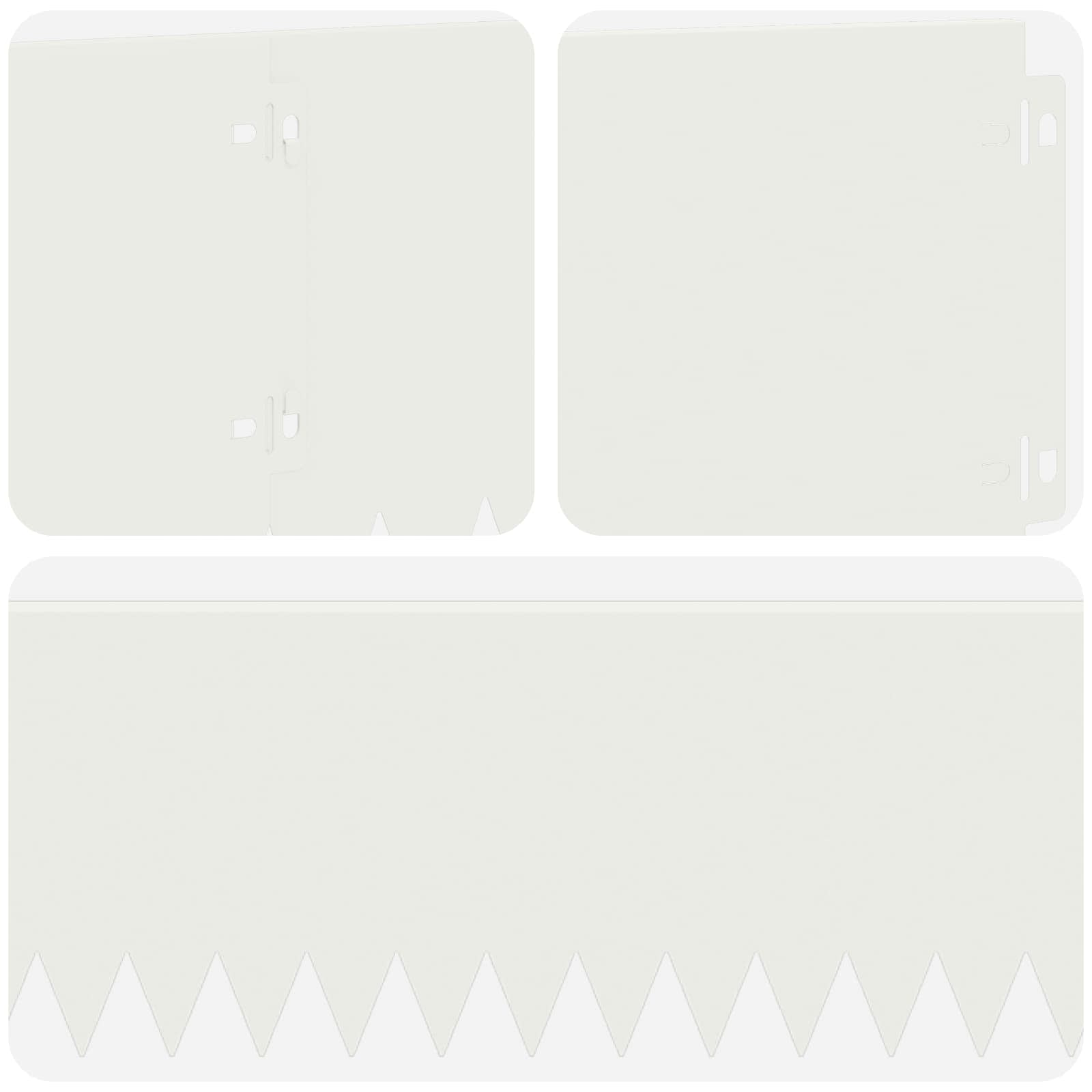 Raseneinfassung 10 pcs 103 x 10 cm Stahl Schwarz
