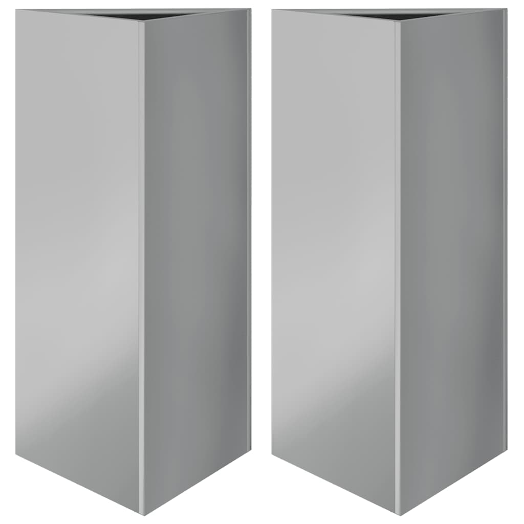 Pflanzkübel 30x26x75 cm Cortenstahl