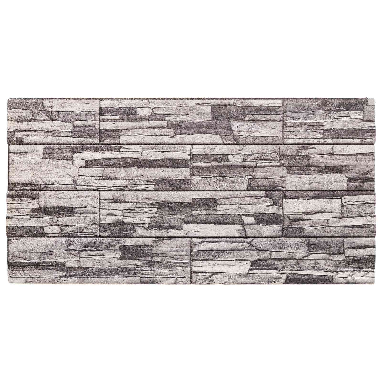 Wandpaneele 10 pcs Ziegel 100 x 50 cm EPS-Schaum