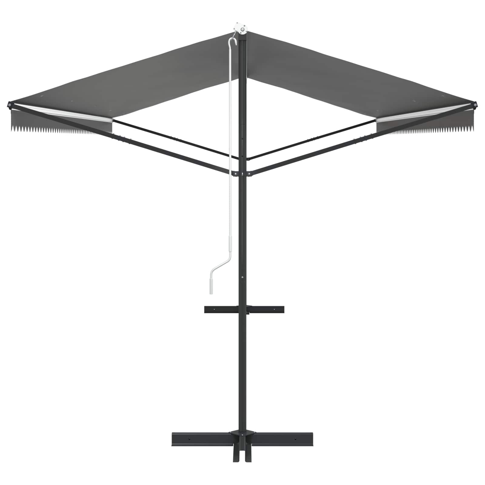 Freistehende Markise 400x300 cm Anthrazit