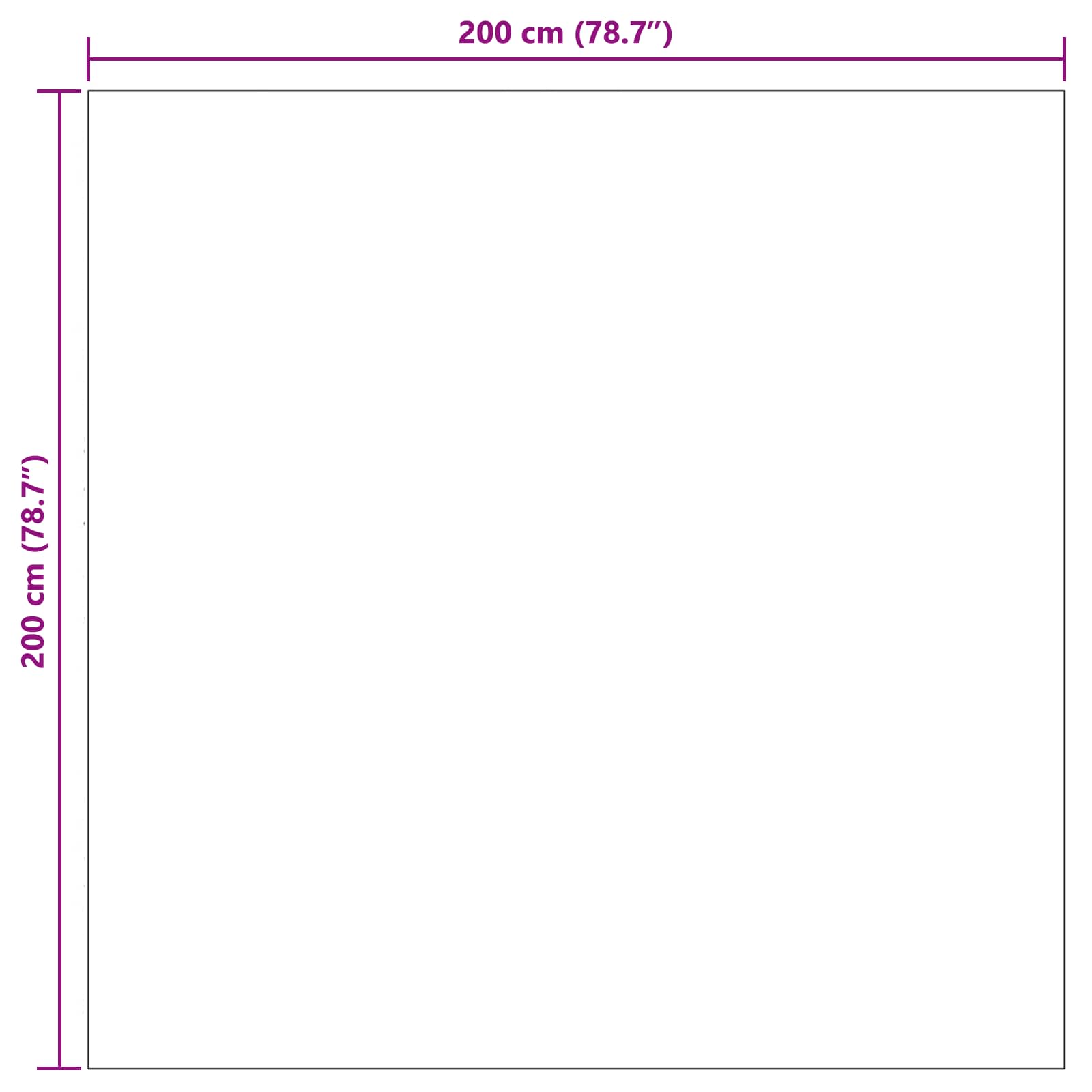 Bereichsteppiche Rechtwinklig AGIRA Natur 150 x 80 cm Polyester