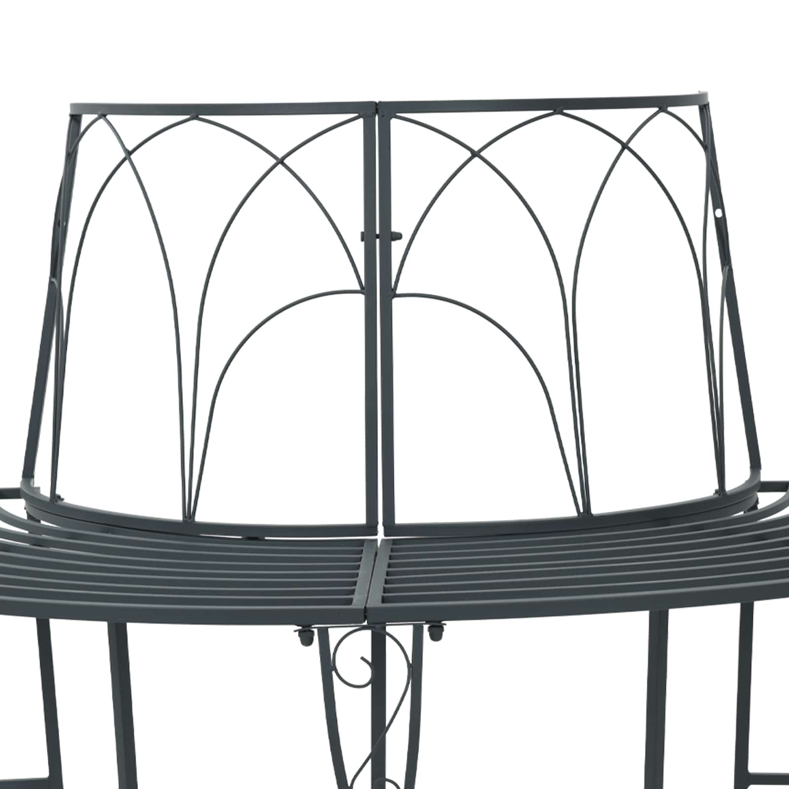 Baumbank 160 cm Stahl