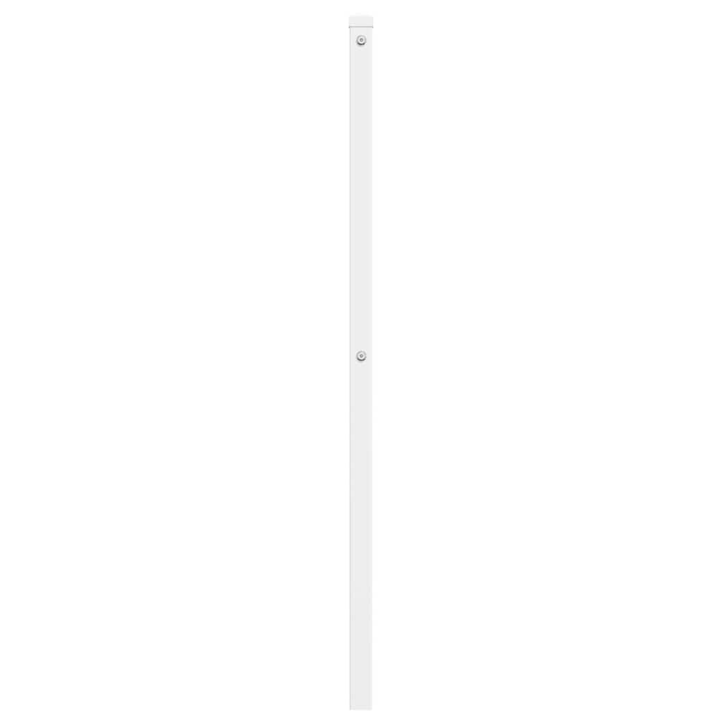 Ersatz-Kopfteil Metall Weiß 100 cm