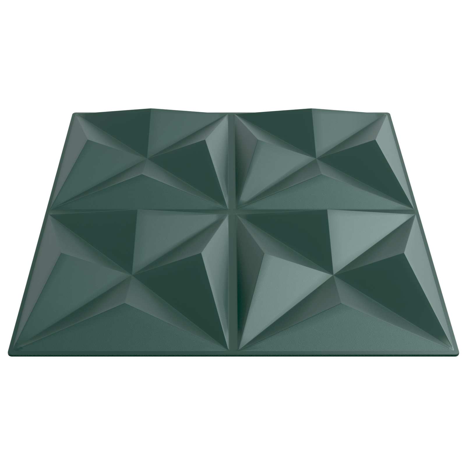 Wandpaneele 12 pcs Diamant Weiß 50 x 50 cm XPS Schaum