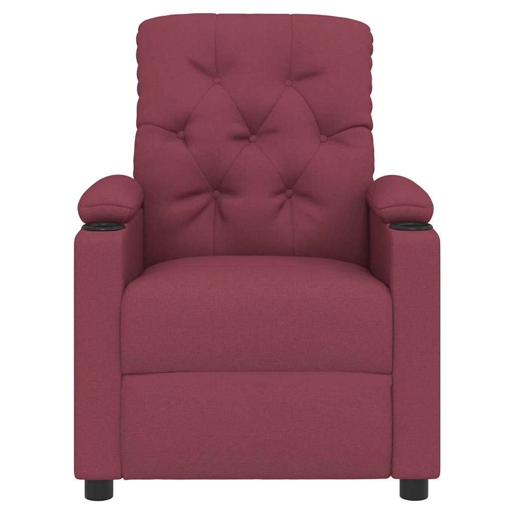 Massagesessel Schwarz Stoff